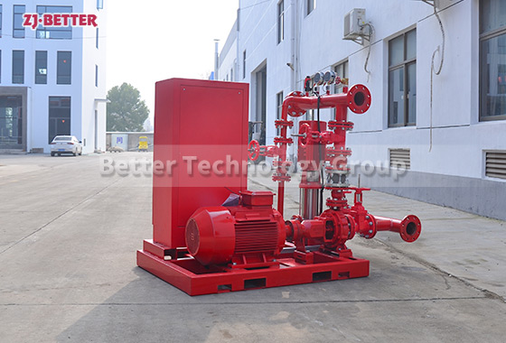 Powerful EJ Fire Pump Set with End Suction fire fighting pump