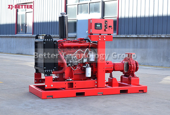 Diesel-Powered 60kw End Suction Fire Pump