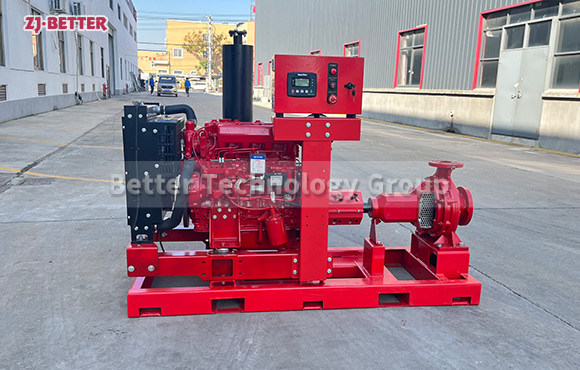 ISO 45kw 3000r/m End-Suction fire Pumps