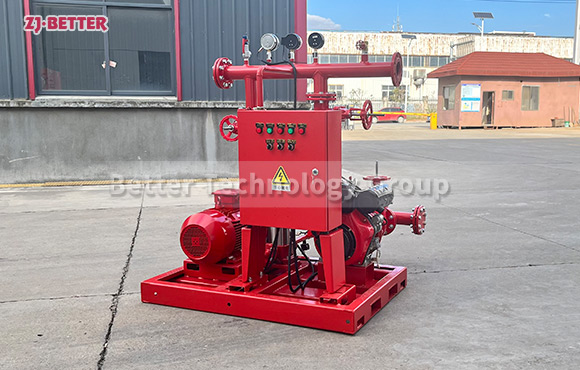 Powerful EDJ Fire Pump Set – Up to 45 GPM 7Bar