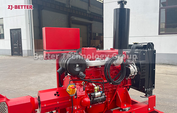 Diesel End Suction Fire Pump with 500GPM, 140psi