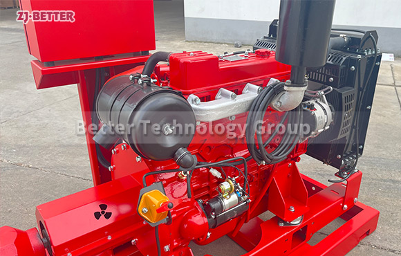 Diesel End Suction Fire Pump with 500GPM, 140psi