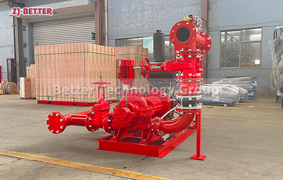 Excellent Performance 750GPM 10Bar Diesel Split Case Fire Pump