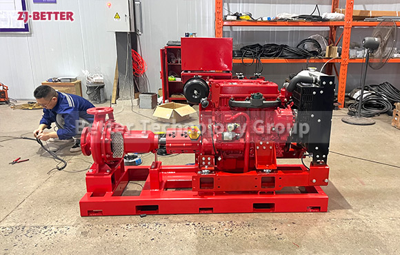 Emergency Safety Preferred: Diesel Engine End Suction Fire Pump