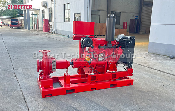 Elevating Safety:45 kw Diesel End Suction Fire Pump