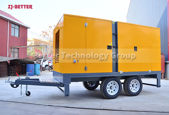 Box-Type Mobile Pump Units for Disaster Relief