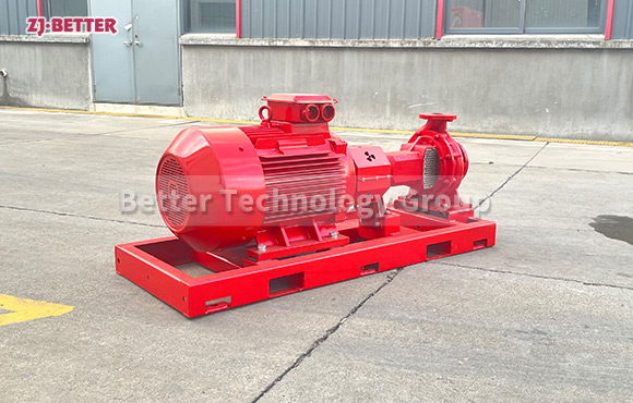 500GPM 9Bar High-Performance End Suction Fire Pump