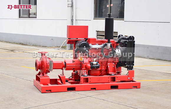 Superior Performance with 500GPM 100PSI Diesel End Suction Fire Pump