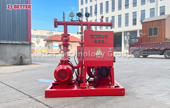 Are there any environmental considerations for fire pump systems?