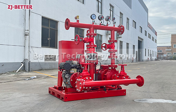 Engineered for Reliability: 45GPM 9Bar EDJ Fire Pumps set