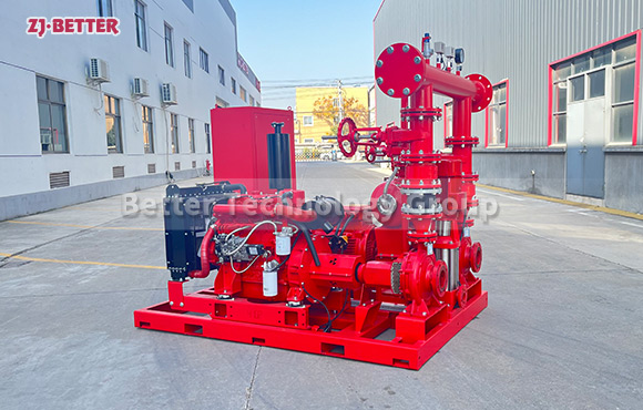 Compact and Powerful:602GPM 7.6Bar EDJ Fire Pump Excellence