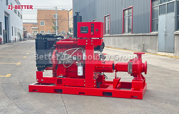 Can fire pumps be installed in hazardous environments?