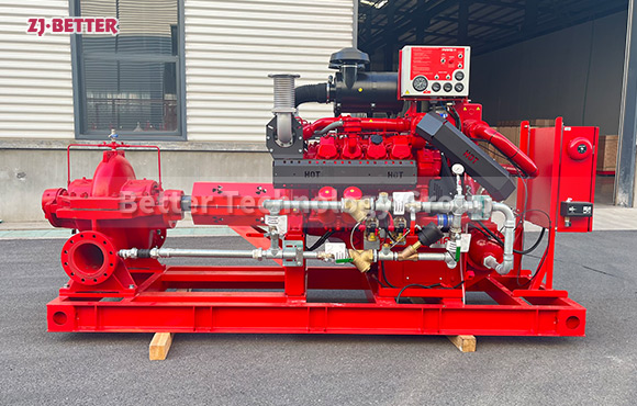 2000GPM 10Bar Diesel Split Case Firefighting Pumps system