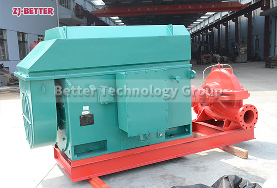 Split-case centrifugal Pump with High-Pressure Motor