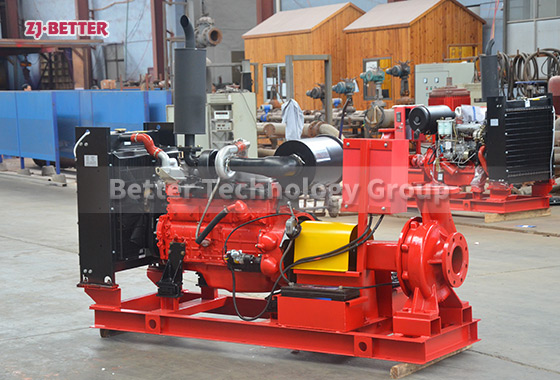 Diesel End Suction Fire Pumps for Industrial Security