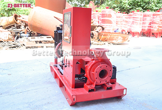 Diesel Engine Driven End Suction Fire Pump Set