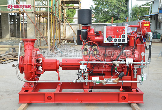 Efficient Diesel Driven End Suction Fire Pumps Systems