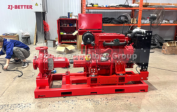 Emergency-Ready Diesel End Suction Fire Pumps