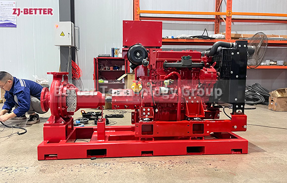 Diesel Engine End Suction Fire pumps Ensuring Reliability