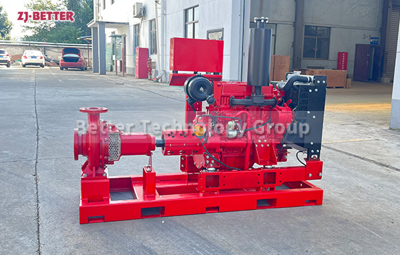 Efficient 3000rpm Diesel End Suction Fire Pumps for Industrial Security