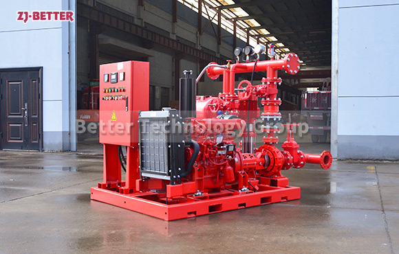Reliable 265GPM 8Bar EDJ Fire Pump Sets Industrial Use