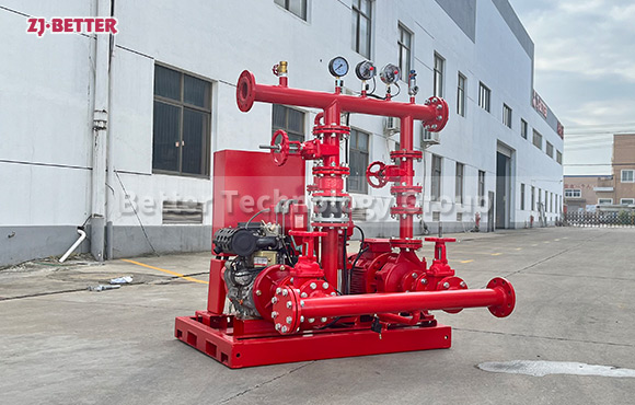 High-Capacity 45GPM EDJ Fire Pump Sets for Intensive Applications