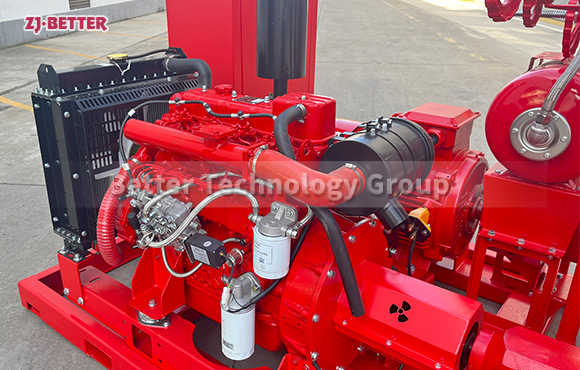 Dynamic 602GPM 7.6Bar EDJ Fire Pump set for Quick Response