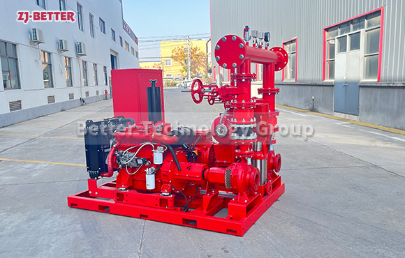 Dynamic 602GPM 7.6Bar EDJ Fire Pump set for Quick Response