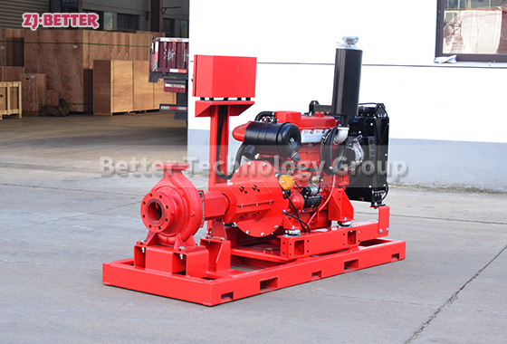 Modern 60kw Diesel Engine End Suction Fire Safety Solutions