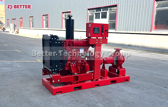 3000rpm Diesel End Suction Fire Pumps for Intensive Applications