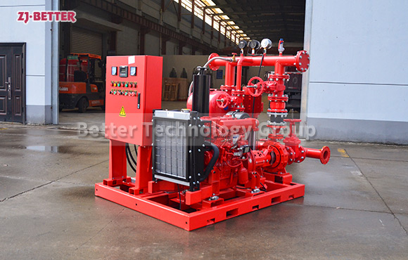 How do diesel fire pumps compare to other types of fire pumps, such as electric or jockey pumps?