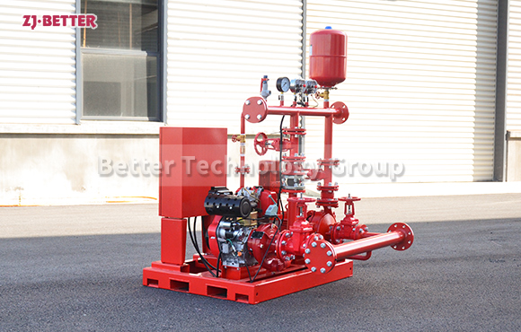 Tailored 50GPM 6Bar ED Fire fighting Pump Set for Every Scenario