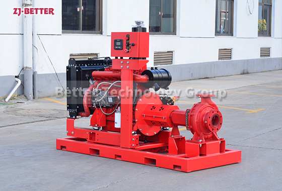 What are the different types of diesel fire pumps available?