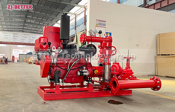 750GPM@10Bar Diesel Split Case Fire pumps for fire fighting