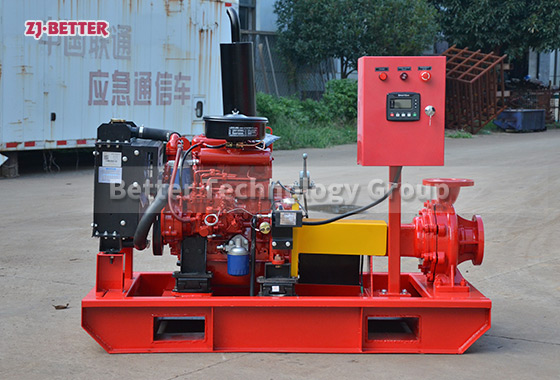 Diesel End Suction Fire Pumps for emergency fire fighting