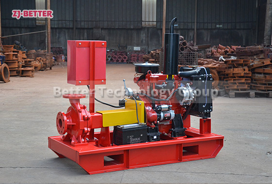 Diesel End Suction Fire Pumps for emergency fire fighting