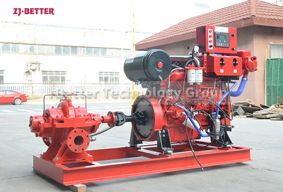 Tailored Diesel Engine Split Case Fire fighting pumps