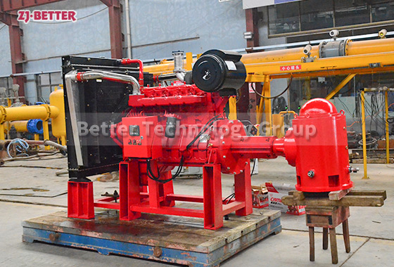Dependable Diesel Engine with Right-angle gearbox