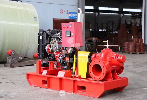 What are the advantages of this fire pump in high-pressure water supply?