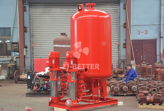 Variable Frequency Pressure Control in Integrated Fire Water Stabilization Systems