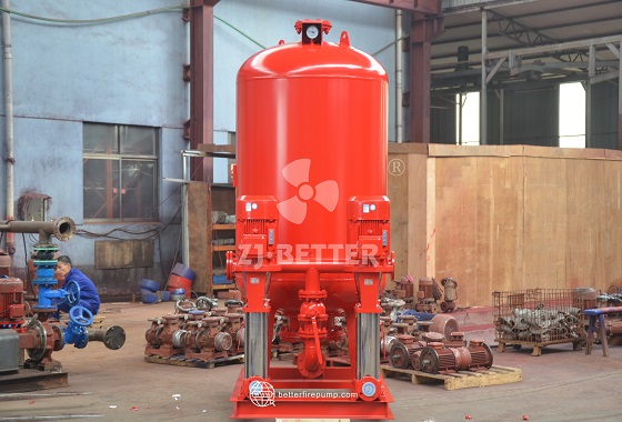 Variable Frequency Pressure Control in Integrated Fire Water Stabilization Systems