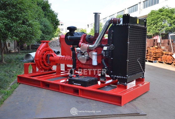 End Suction Diesel Fire Pump for Industrial and Commercial Fire Safety