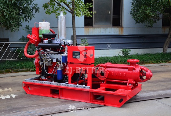 Horizontal Diesel Engine Fire Pump – Reliable High-Head Solution for Firefighting Systems