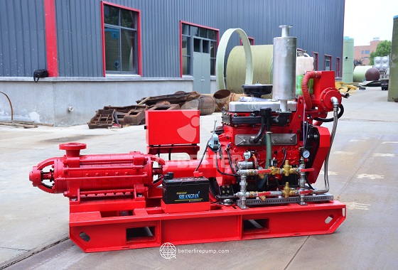 Horizontal Diesel Engine Fire Pump – Reliable High-Head Solution for Firefighting Systems