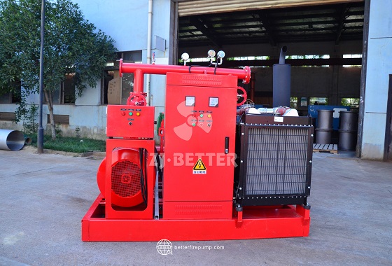 High Flow, Low Consumption – Cost-Effective Diesel Fire Pump System