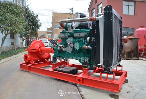 Diesel Fire Pump Set Ensures Continuous Water Supply for Large Facilities During Power Outages