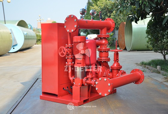 Smart Electric Fire Pump Set with Built-in Control Cabinet for Fast Emergency Response