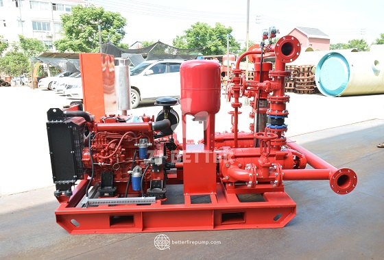 Emergency Water Supply Solution: Diesel Fire Pump Set with Automatic Start-Stop Control
