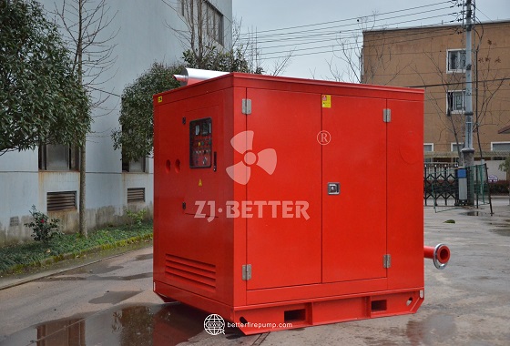 Fully Enclosed Diesel Fire Pump System for Continuous Water Supply in High-Risk Areas