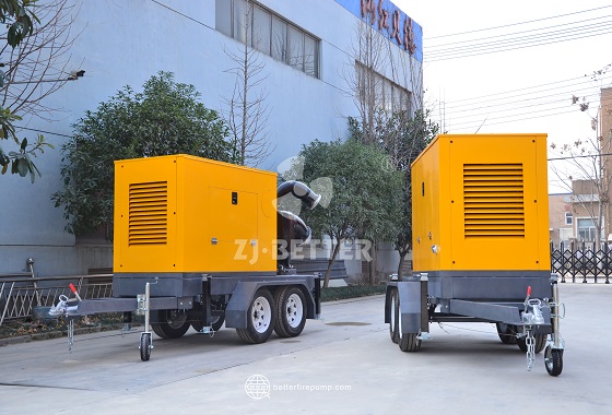 Performance and Applications of Dual-Axle Trailer Mounted High-Flow Diesel Fire Pump